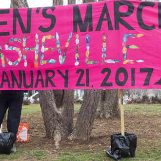 Women’s March in Asheville January 21, 2017